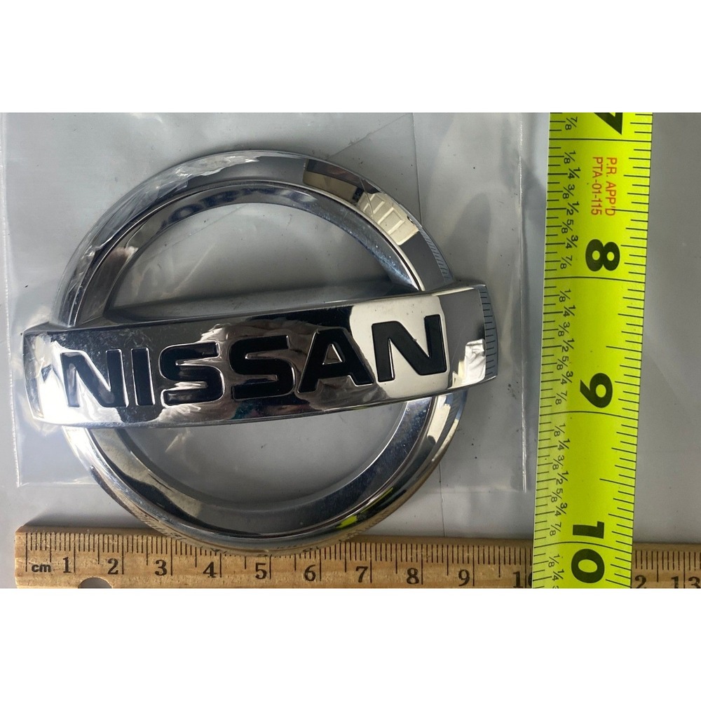 Nissan Chrome Oval Emblem